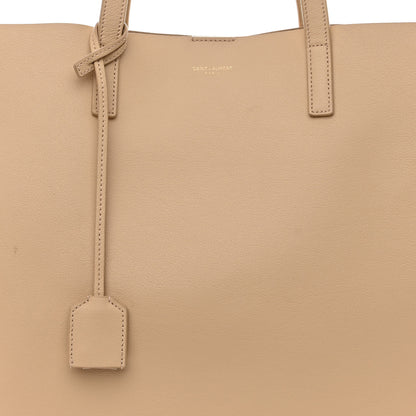 Saint Laurent Calfskin Large Shopping Tote Dark Beige 10 of 18