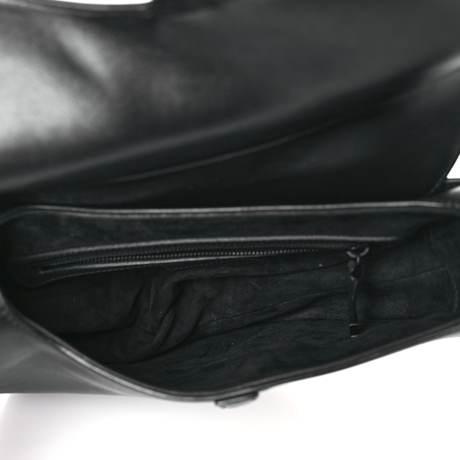 Christian Dior Ultra Matte Calfskin Saddle Bag Black 5 of 16