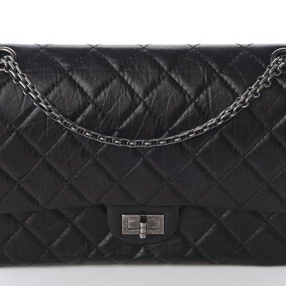 Chanel Aged Calfskin Quilted 2.55 Reissue 226 Flap Black 12 of 13