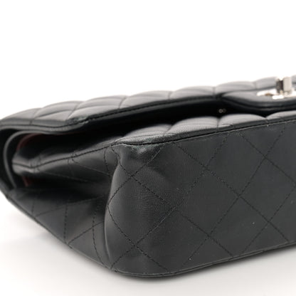 Chanel Lambskin Quilted Medium Double Flap Black 9 of 16
