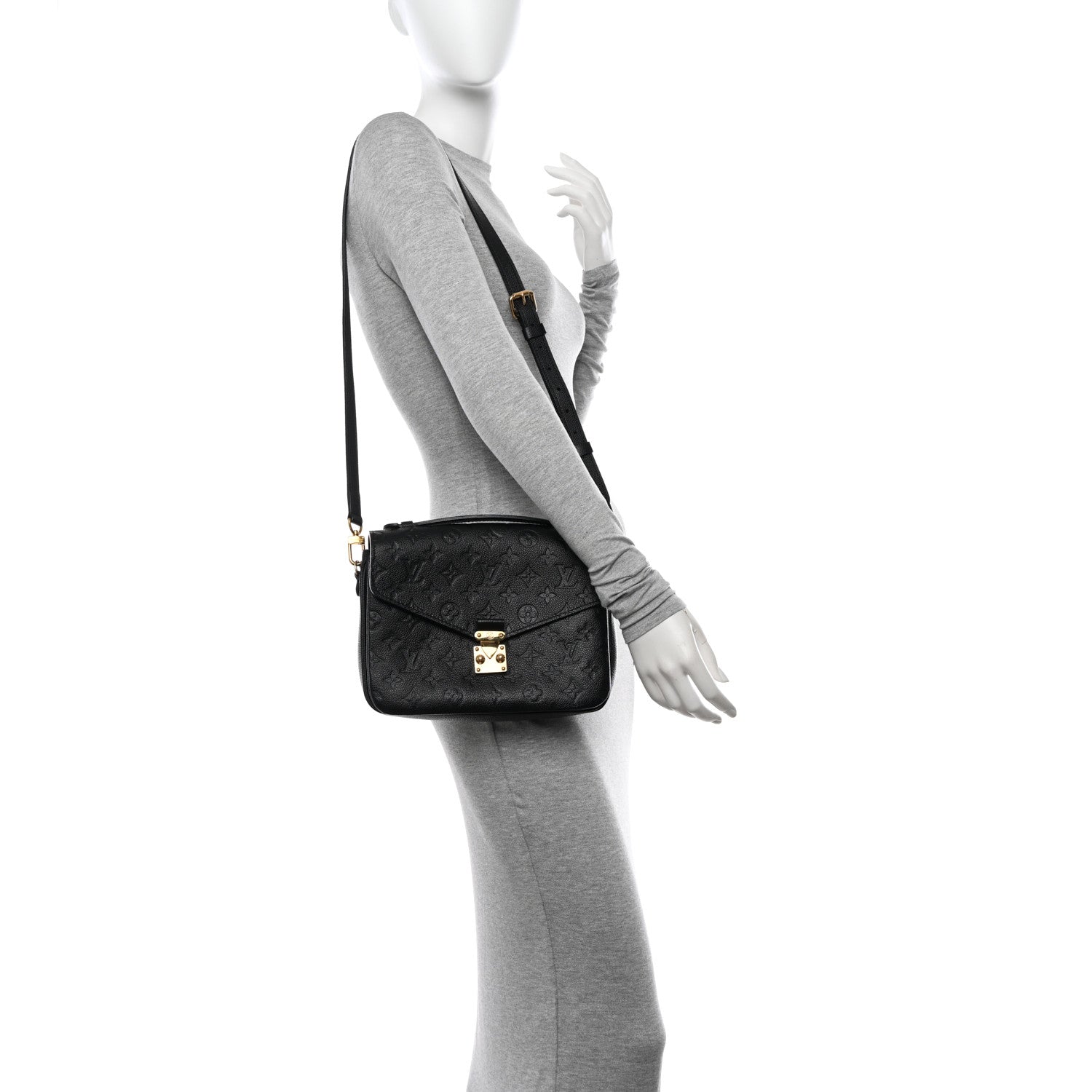 Louis Vuitton Empreinte Pochette Metis Black 2 of 11
