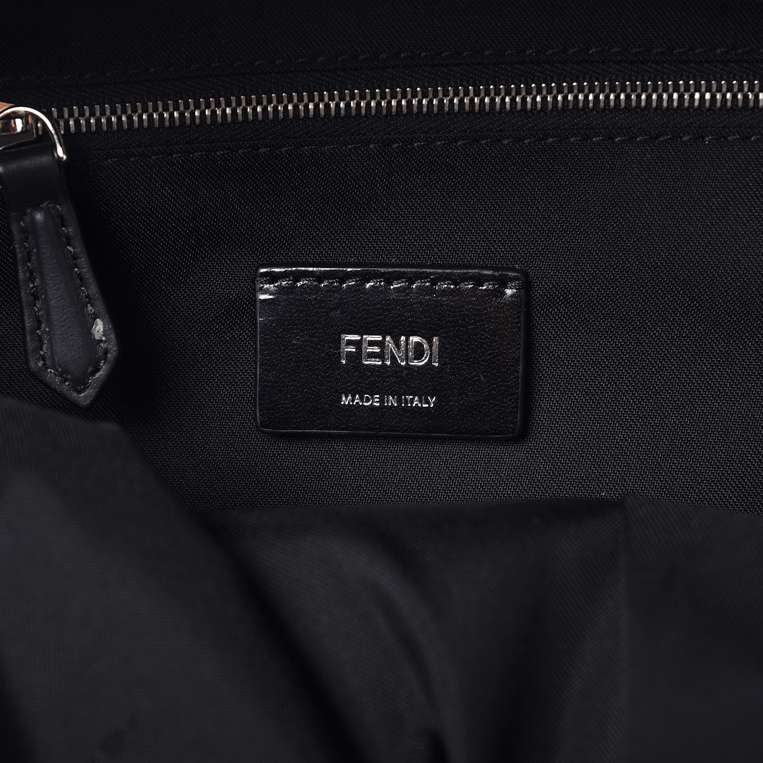 Fendi Nylon Vitello Backpack Black 6 of 7