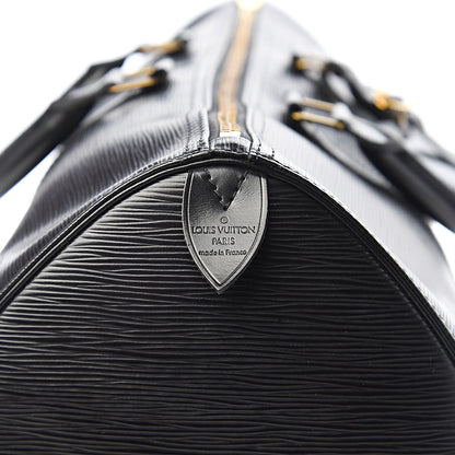 Louis Vuitton Epi Keepall 45 Black 5 of 17