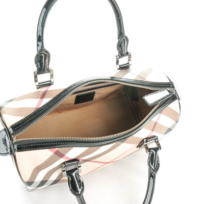 Burberry Supernova Check Small Chester Bowling Bag Black 5 of 8