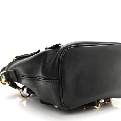 Chloe Suede Calfskin Mini Faye Backpack Black 9 of 11