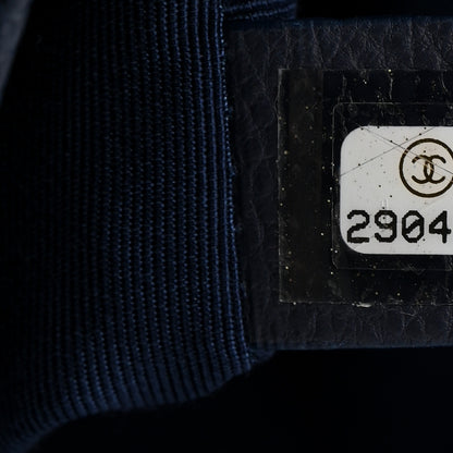 Chanel Caviar Quilted New Medium Boy Flap Navy 7 of 10