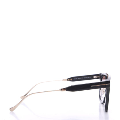 Tom Ford Alex Squared Sunglasses TF541 Shiny Black Gradient Brown 3 of 8