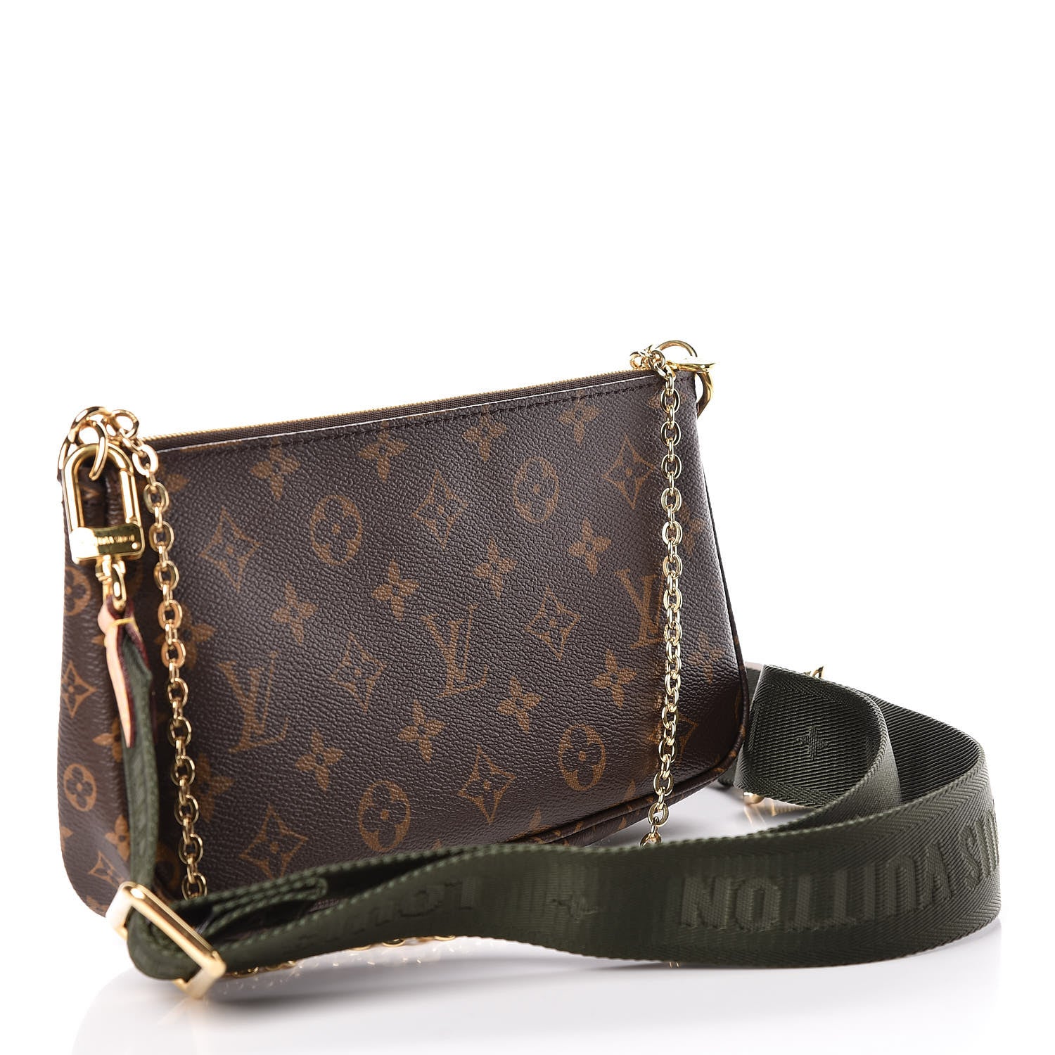 Louis Vuitton Monogram Multi Pochette Accessories Kaki 3 of 16