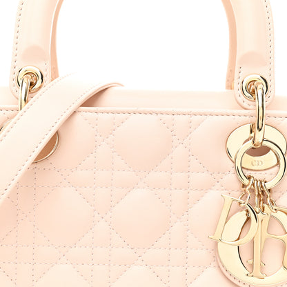 Christian Dior Lambskin Cannage Medium Lady Dior Light Pink 8 of 10