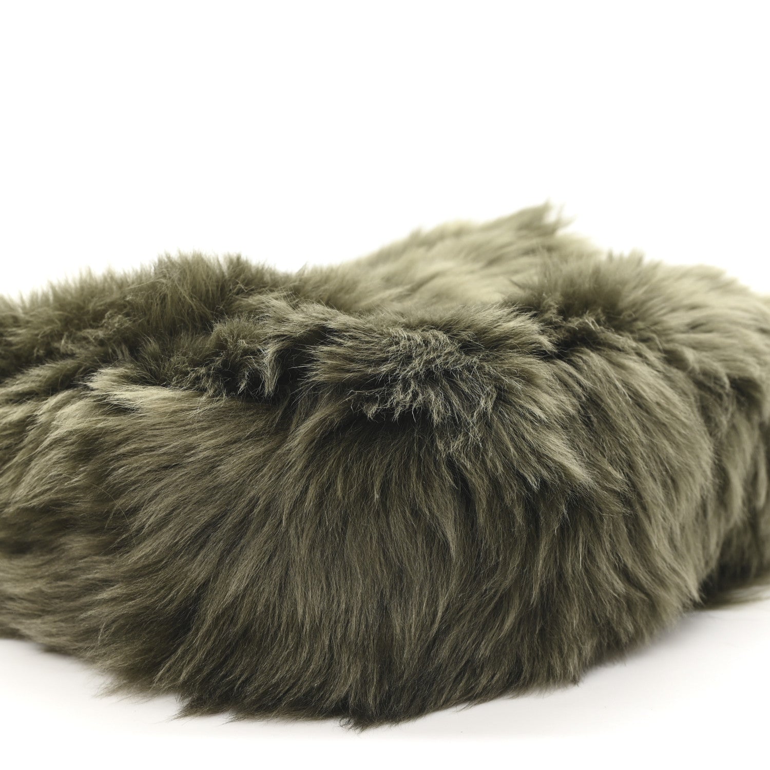 Saint Laurent Shearling Fur Medium Jamie 4.3 Olive Ranch Dark