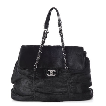 Chanel Pony Hair Sharpei Flap Black 1 of 11