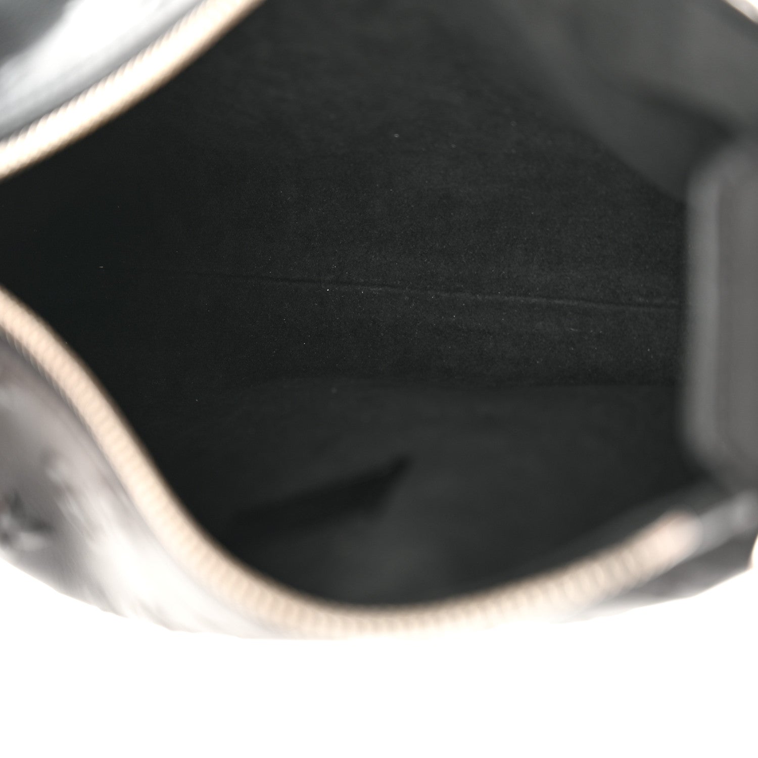 Louis Vuitton Calfskin Debossed Monogram Side Trunk Black 5 of 9