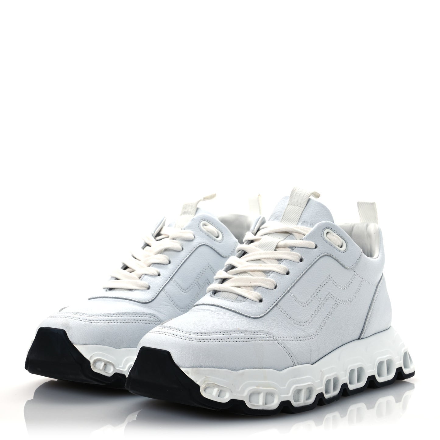 Goatskin Impulse Sneakers 38 White