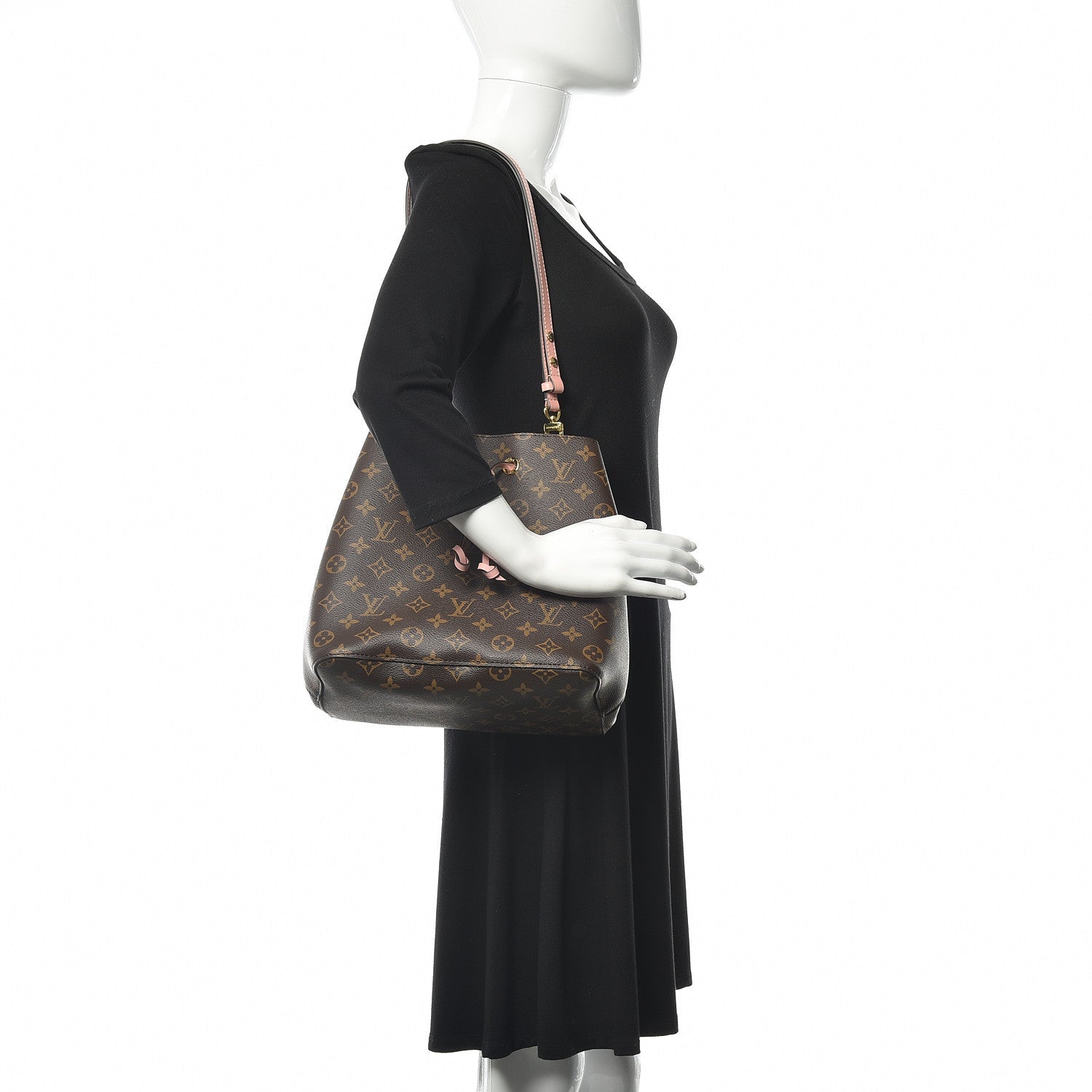 Louis Vuitton Monogram Neonoe MM Rose Poudre 2 of 10