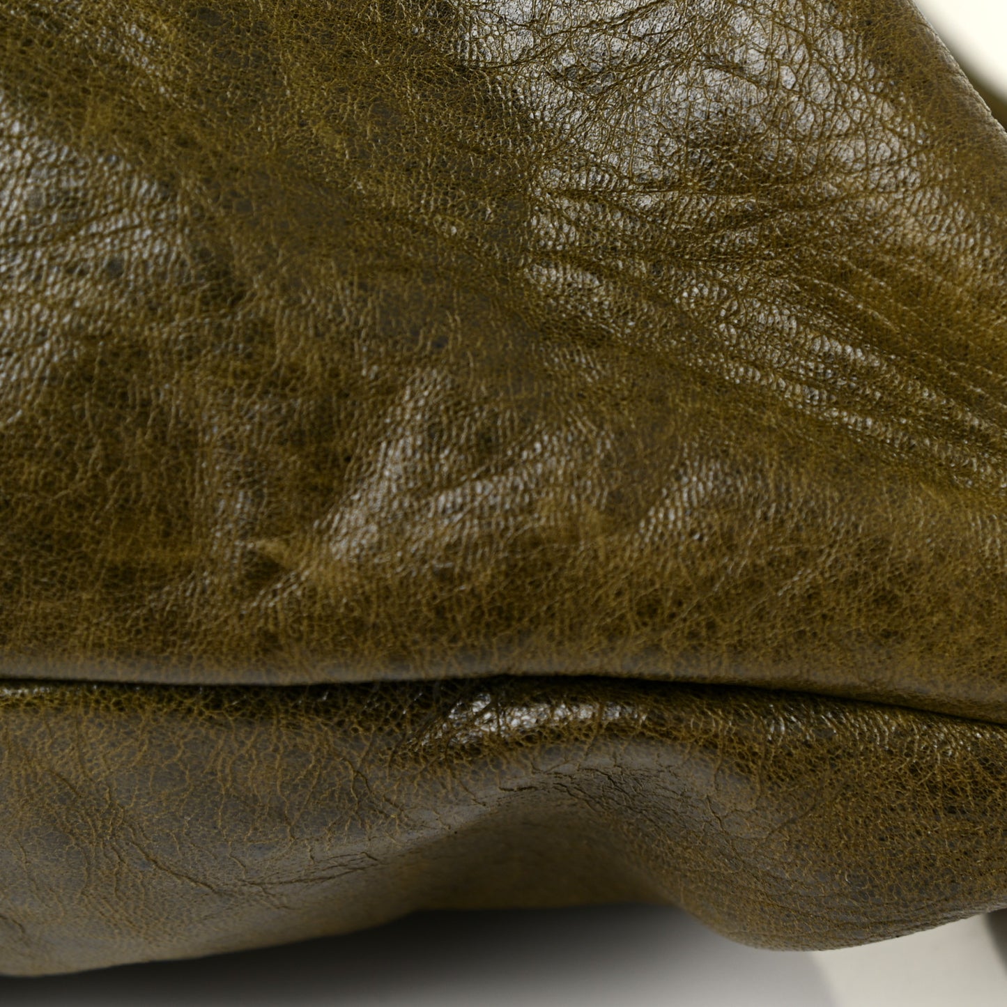 Agneau Classic Hardware Day Hobo Olive