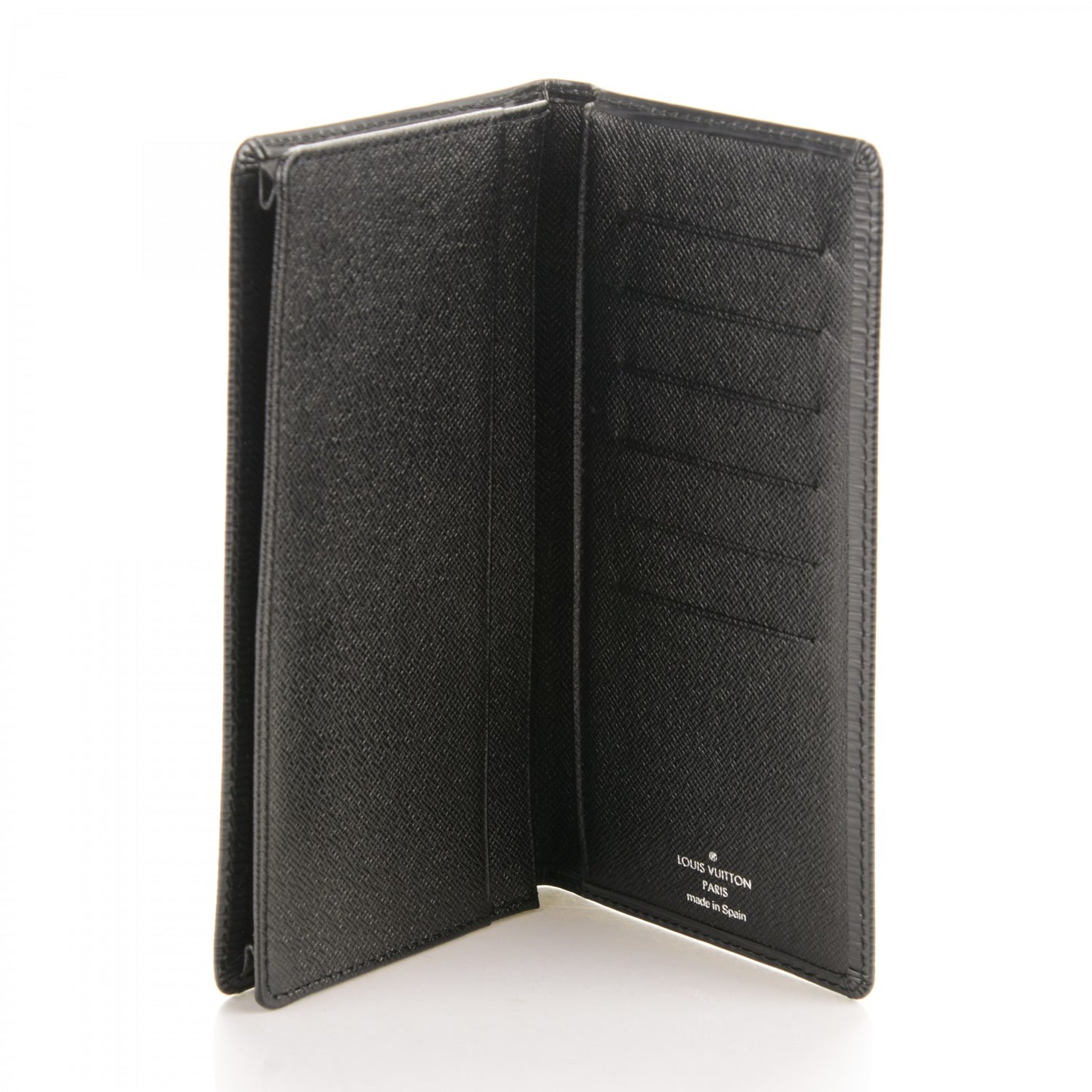 Epi Checkbook Organizer Wallet Black