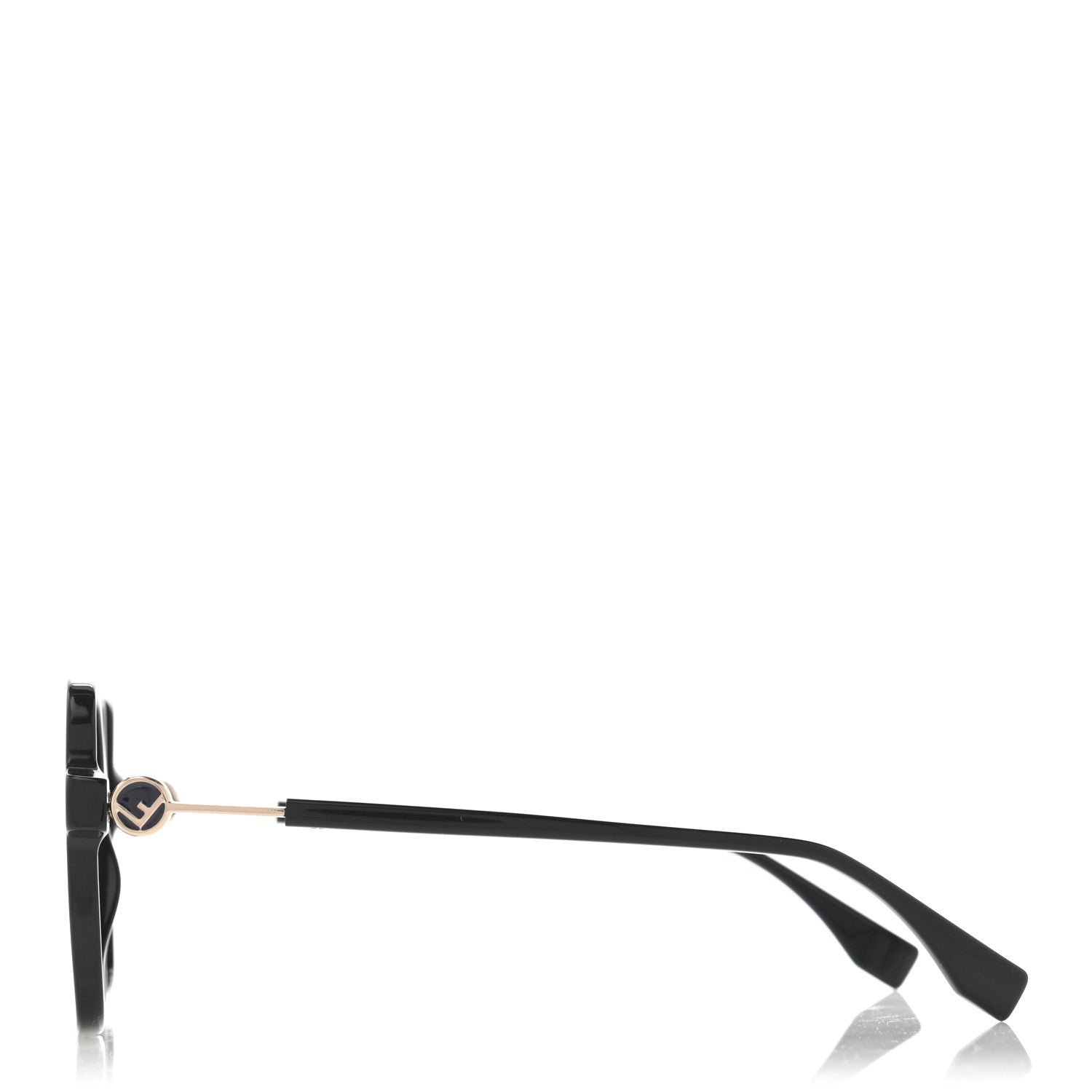 Fendi Square Sunglasses FF 0411/S Black 3 of 6