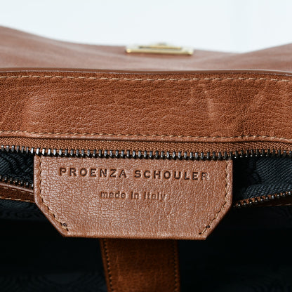Proenza Schouler Lambskin Medium PS1 Satchel Saddle 6 of 7