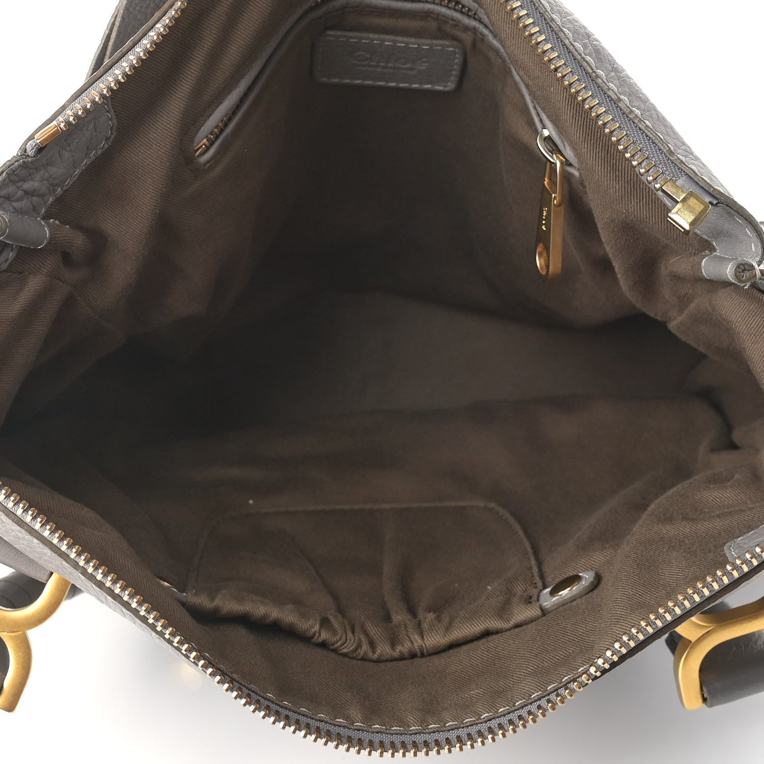Chloe Calfskin Medium Marcie Satchel Cashmere Grey 5 of 9