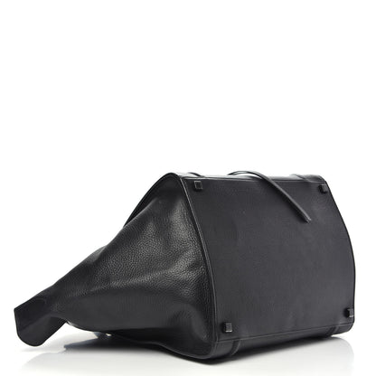 Celine Grained Calfskin Medium Phantom Luggage Black 4 of 19