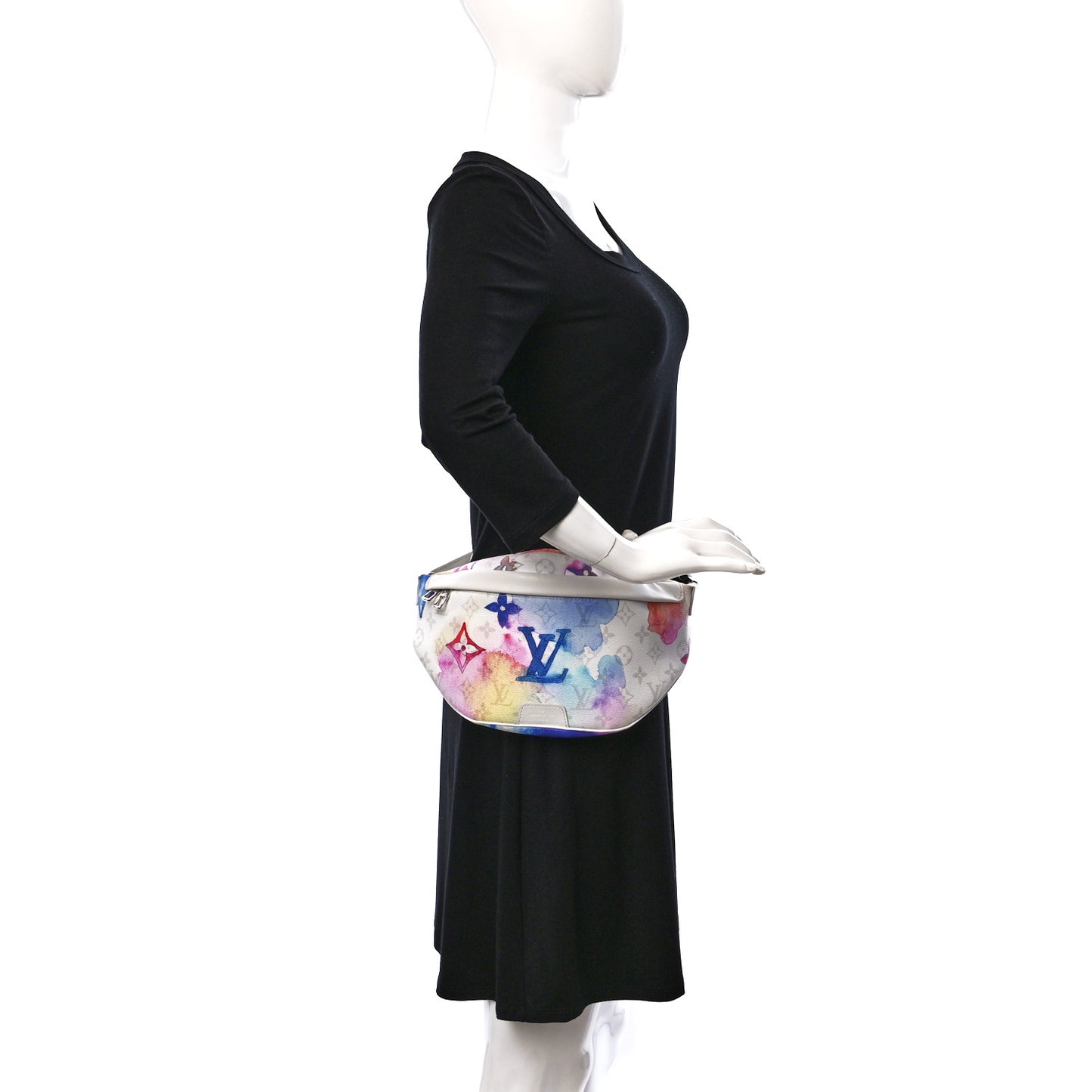 Monogram Watercolor Discovery Bumbag Multicolor