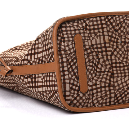 MCM Visetos Large Liz Reversible Shopper Tote Cognac 12 of 17