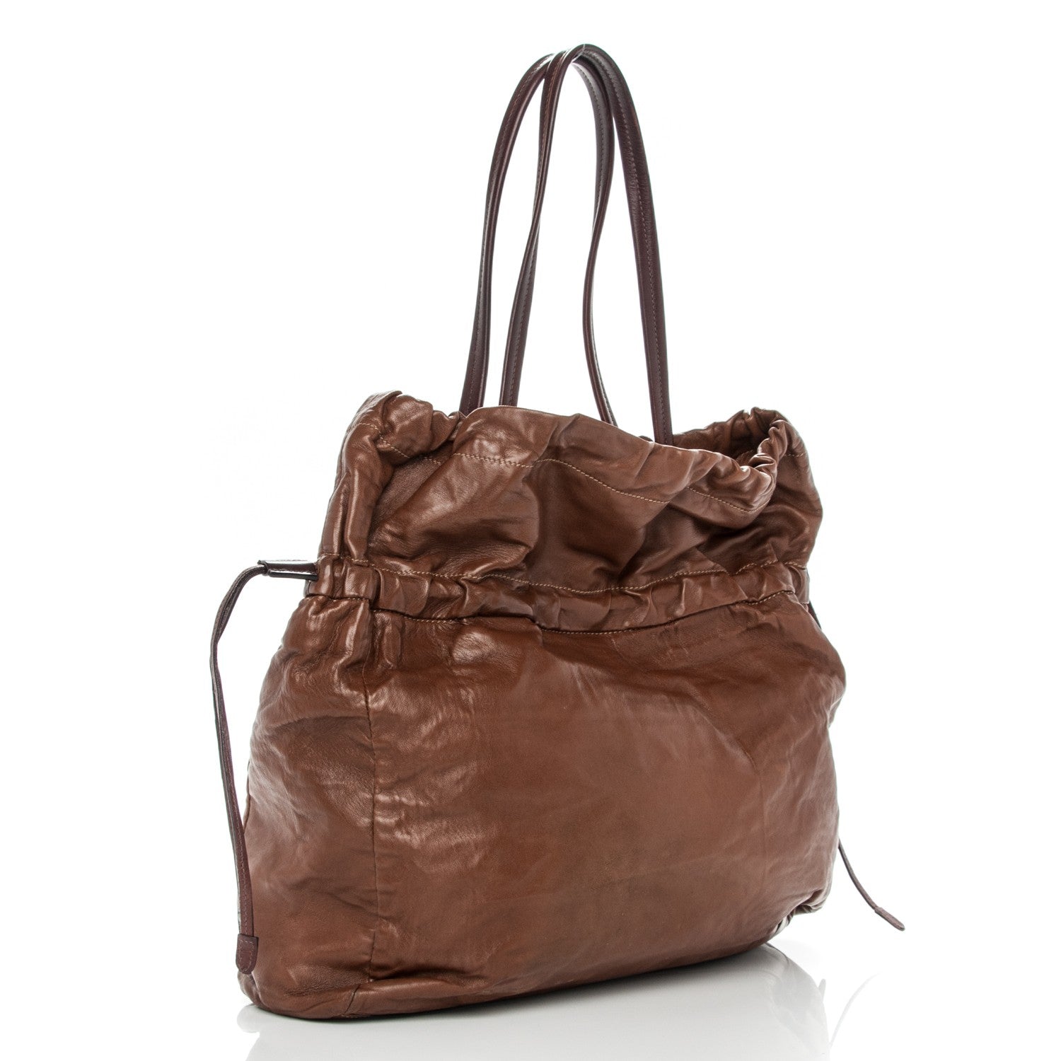 Prada Nappa Antique Shoulder Bag Cocco 3 of 7