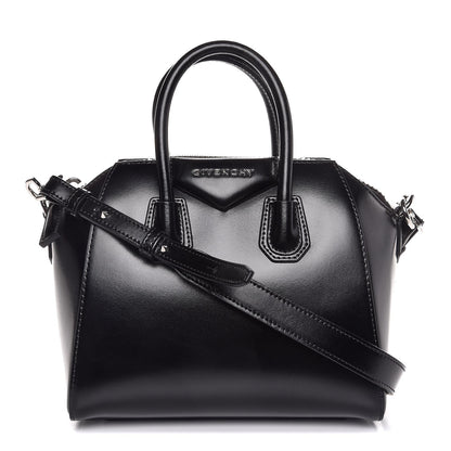 Givenchy Shiny Lord Calfskin Mini Antigona Black 1 of 8