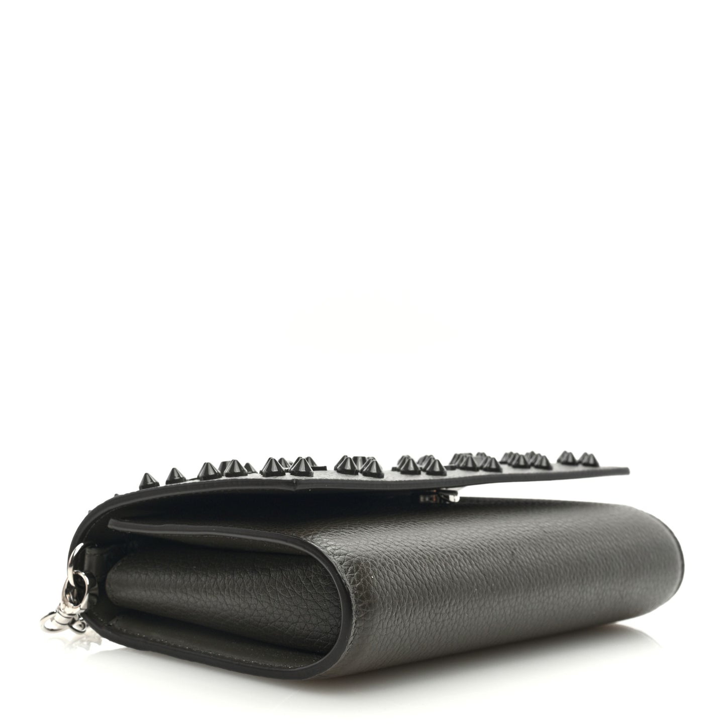 Calfskin Spikes Loubinthesky Paloma Clutch Rocket
