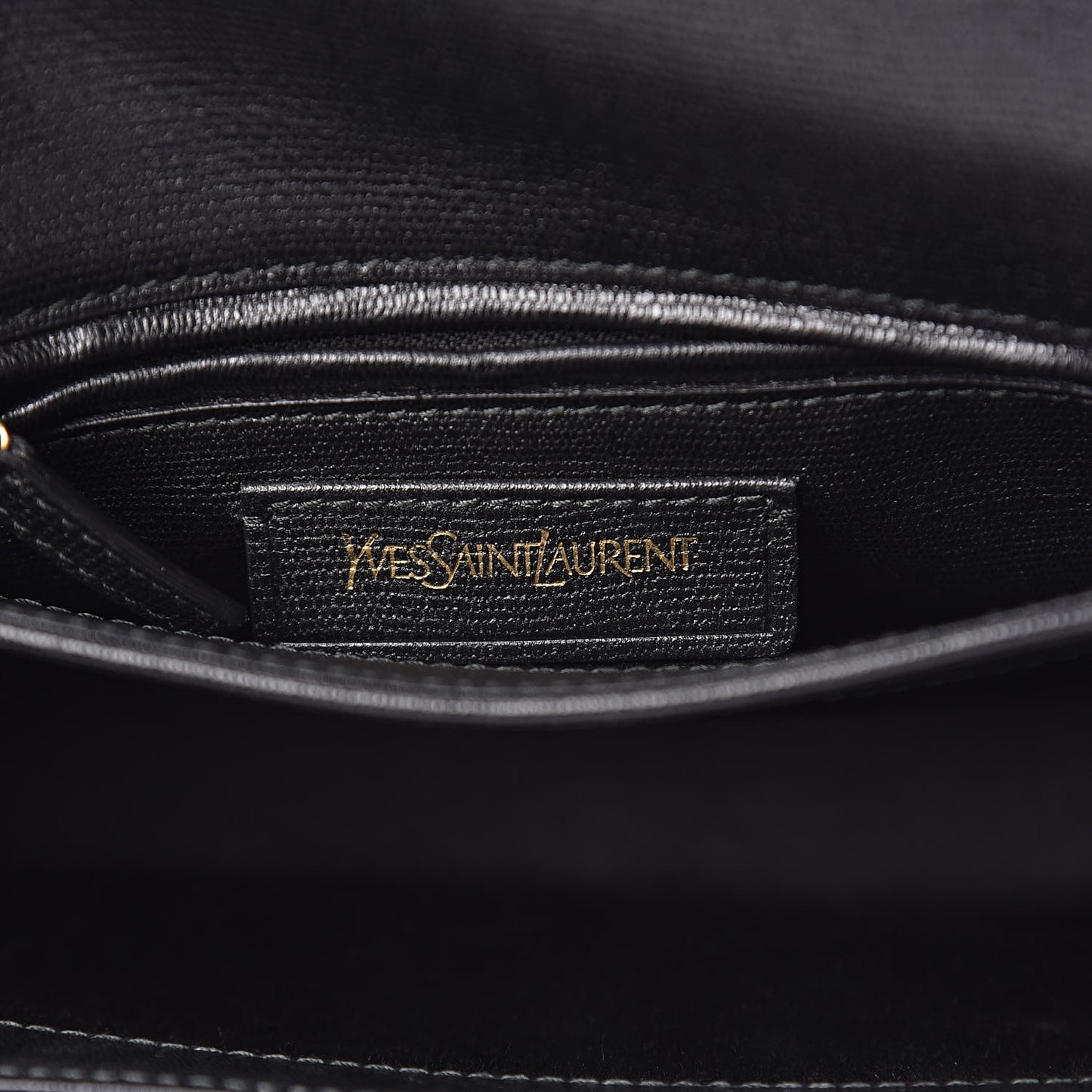 Calfskin Classic Y Satchel Black