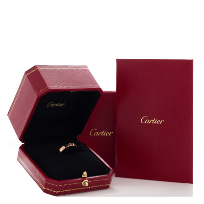 Cartier 18K Pink Gold 3.5mm LOVE Wedding Band Ring 56 7.5 2 of 5