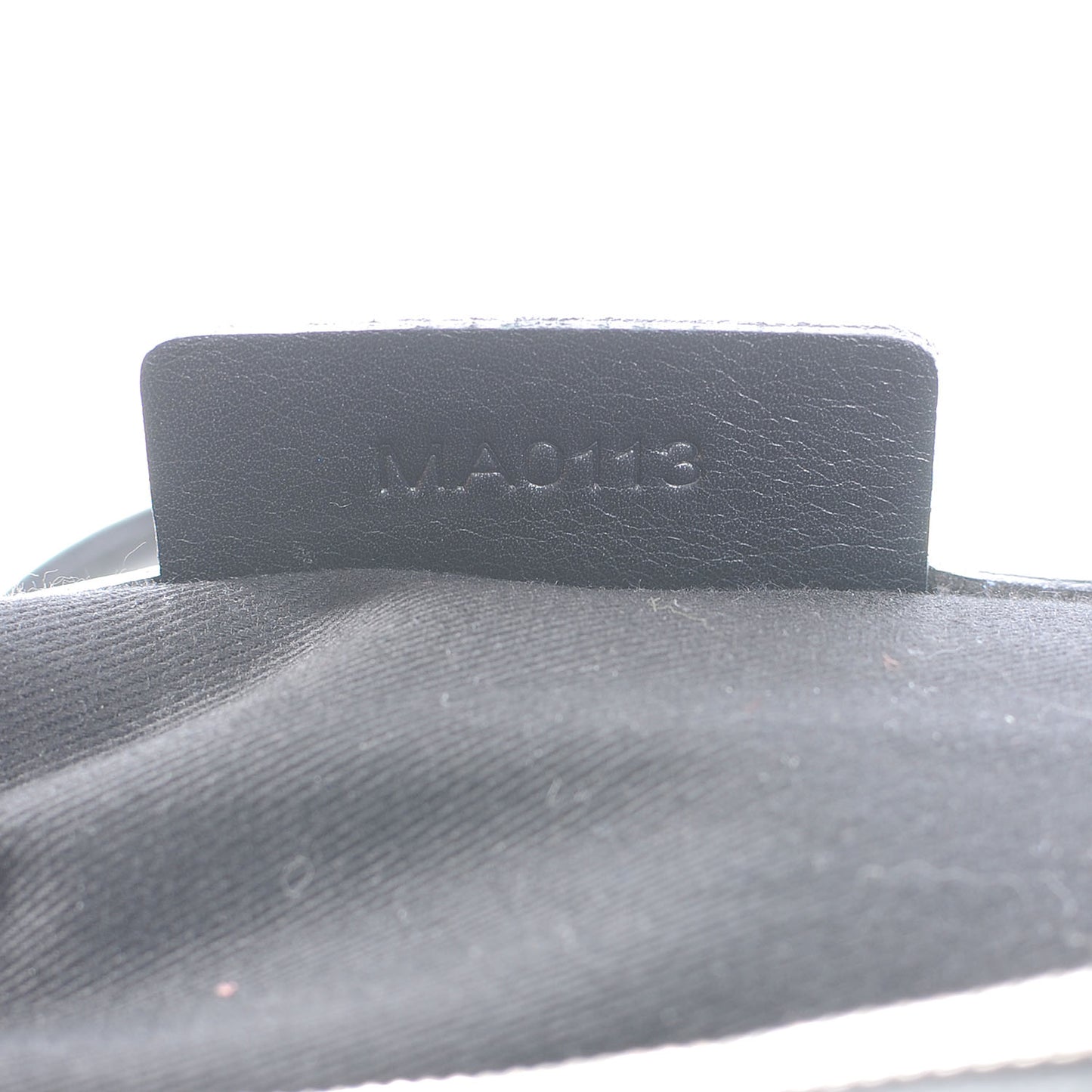 Leather 3D Stud Medium Nightingale Black