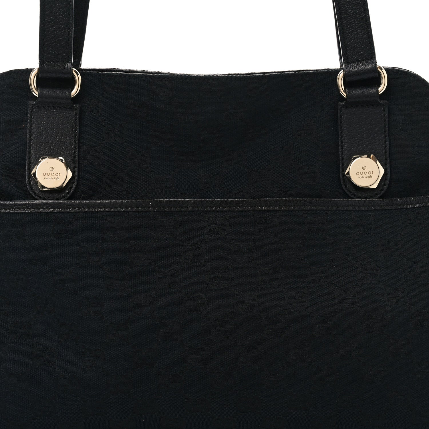 Gucci Monogram Medium Charmy Shoulder Bag Black 8 of 10