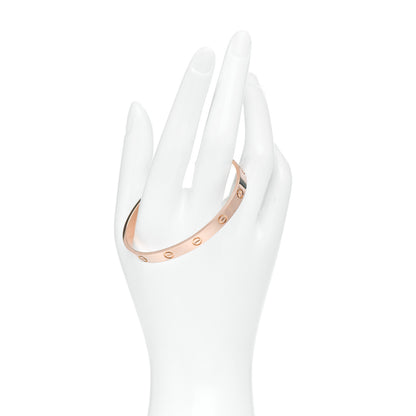 Cartier 18K Pink Gold LOVE Cuff Bracelet 18 2 of 5