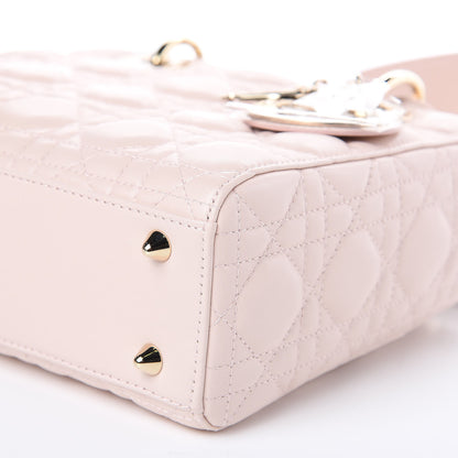 Christian Dior Lambskin Cannage Small Lucky Badges My Lady Dior Pink 9 of 10