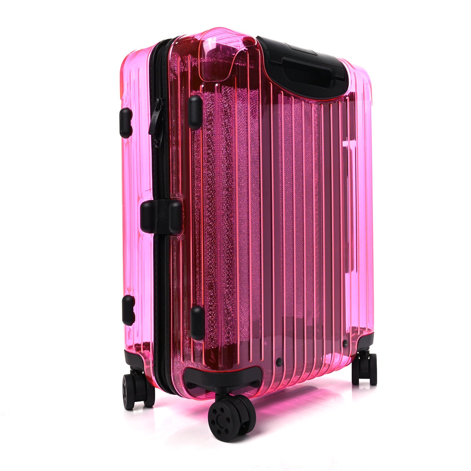 Rimowa Transparent Polycarbonate Essential Cabin Neon Pink 2 of 9