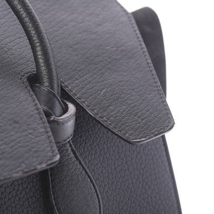 Celine Crisped Calfskin Mini Tie Knot Tote Black 11 of 29