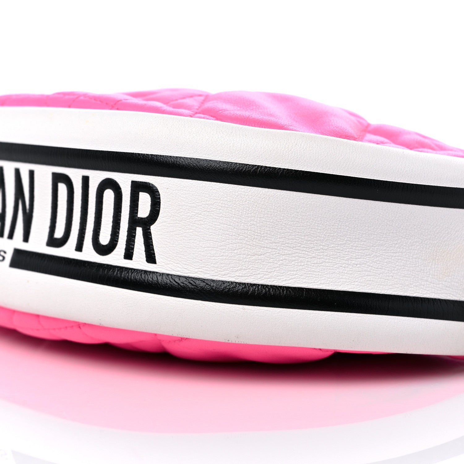 Christian Dior Lambskin Cannage Small Dior Vibe Hobo Bag Pink 8 of 9