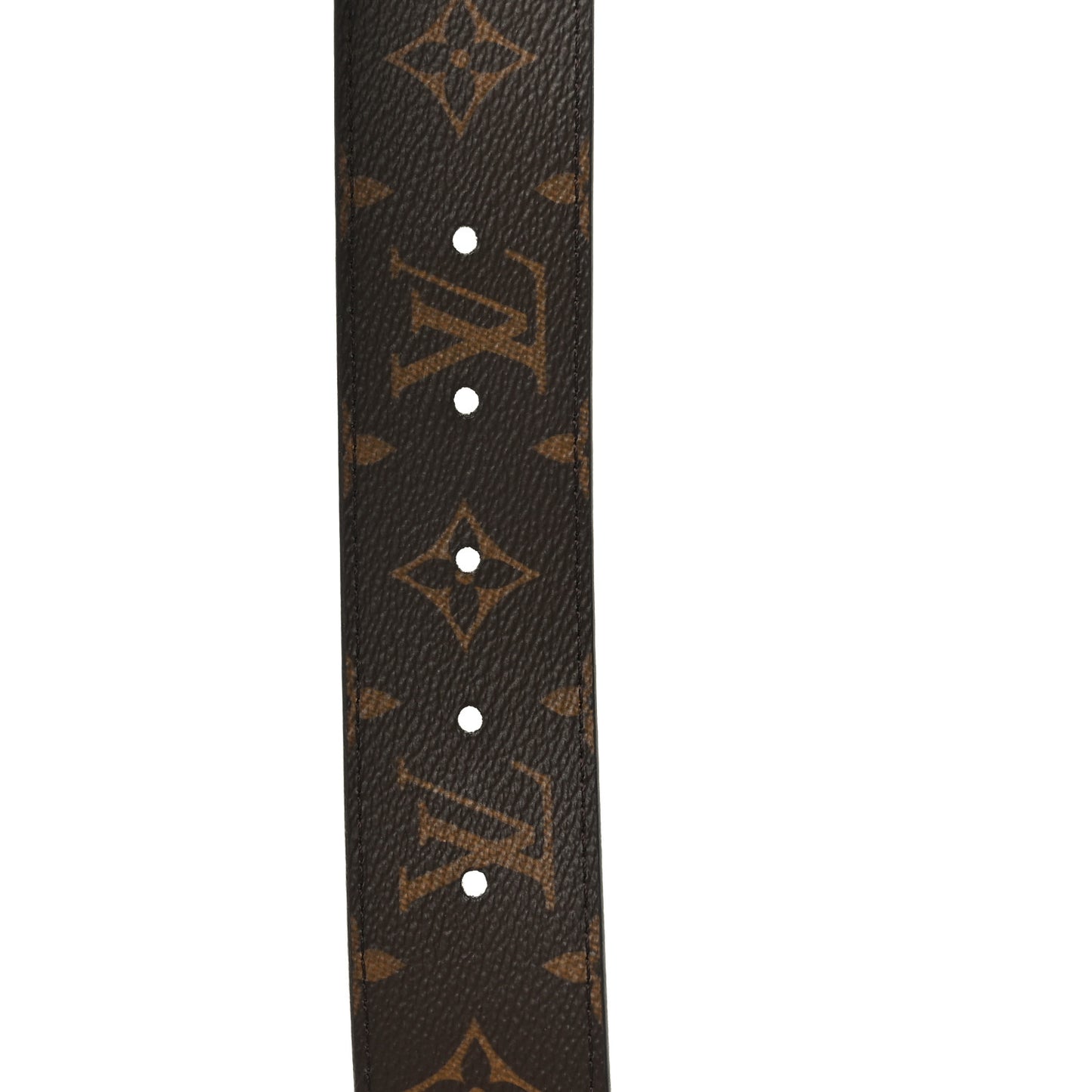 Monogram Calfskin 40mm LV Initiales Reversible Belt 110 44 Black