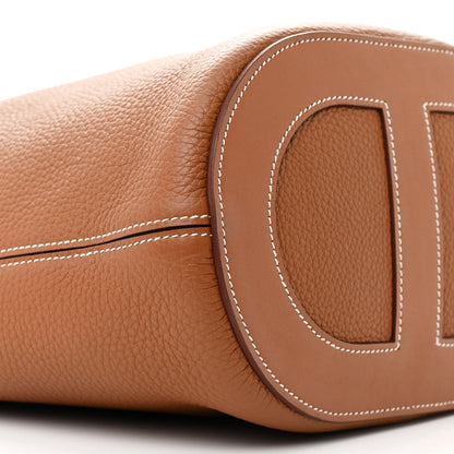 Hermes Taurillon Clemence Swift In-The-Loop 23 Bag Gold 9 of 10