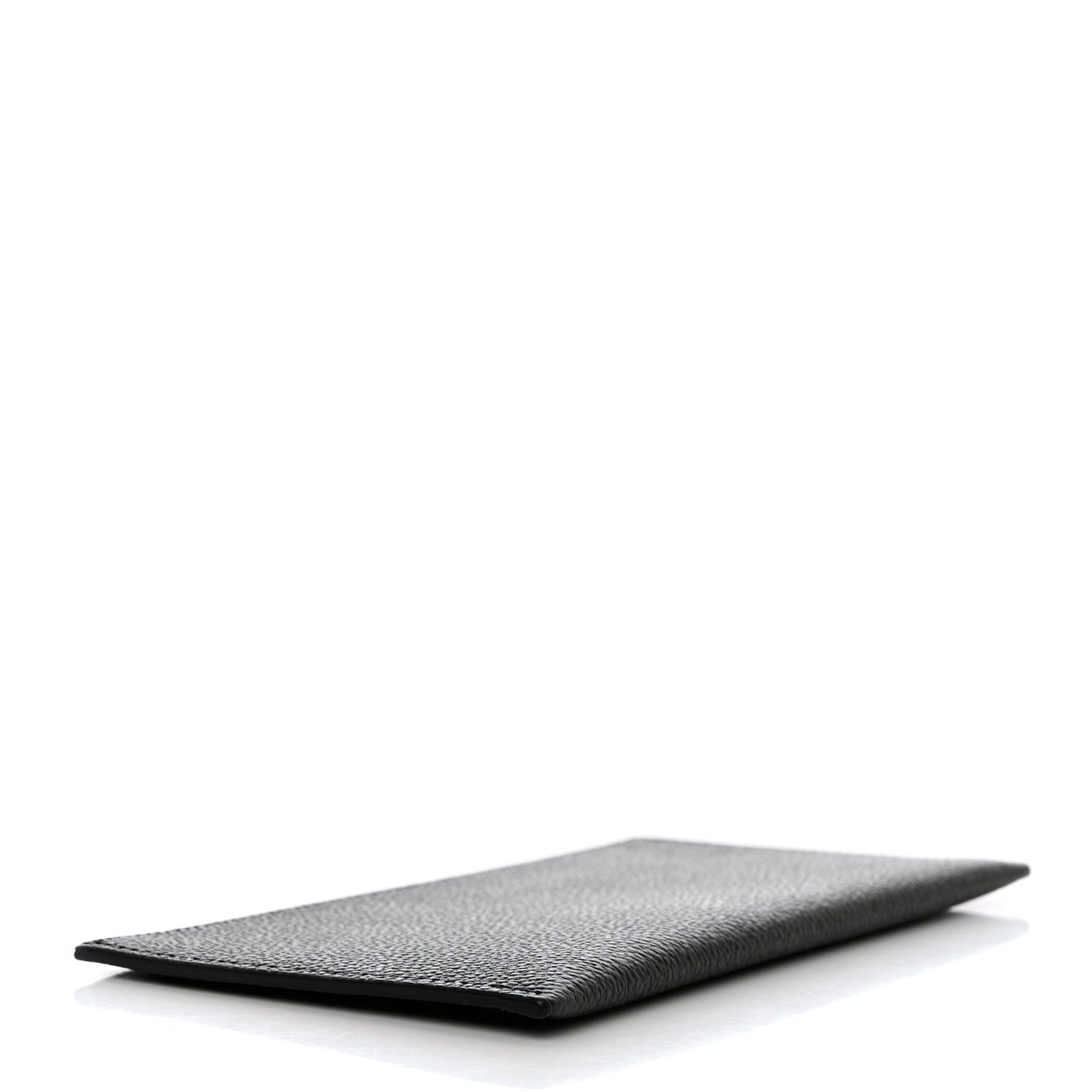 Calfskin Felicie Chain Wallet Card Holder Insert Black
