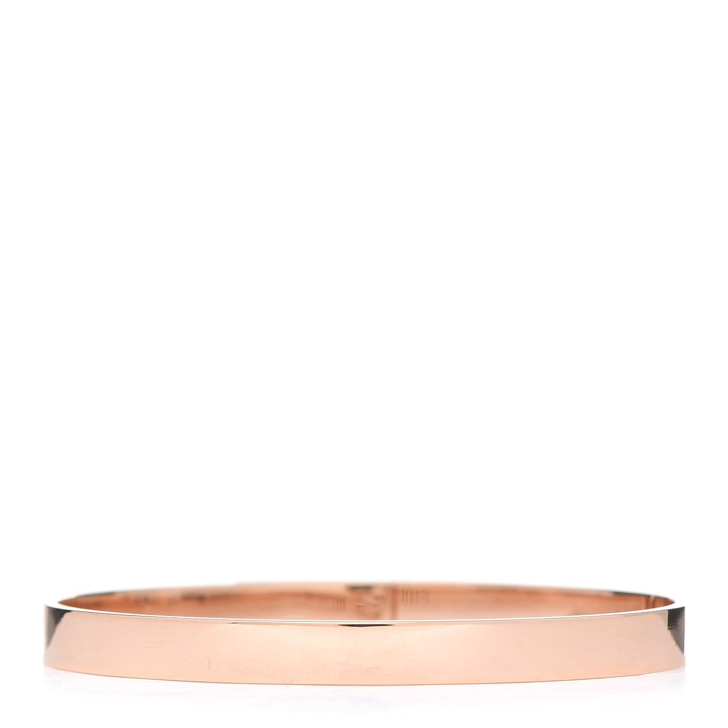 Hermes 18K Rose Gold Diamond PM Kelly Bracelet SH 3 of 5