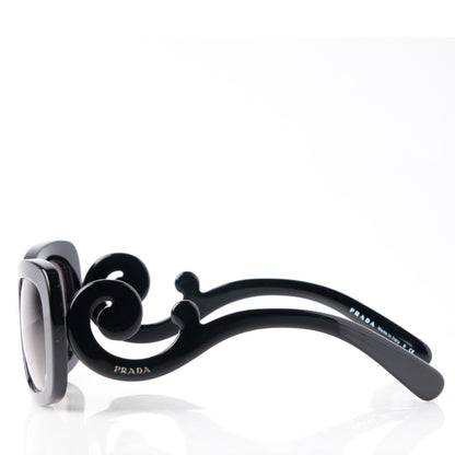 Prada Acetate Baroque Sunglasses SPR 27O Black 3 of 8