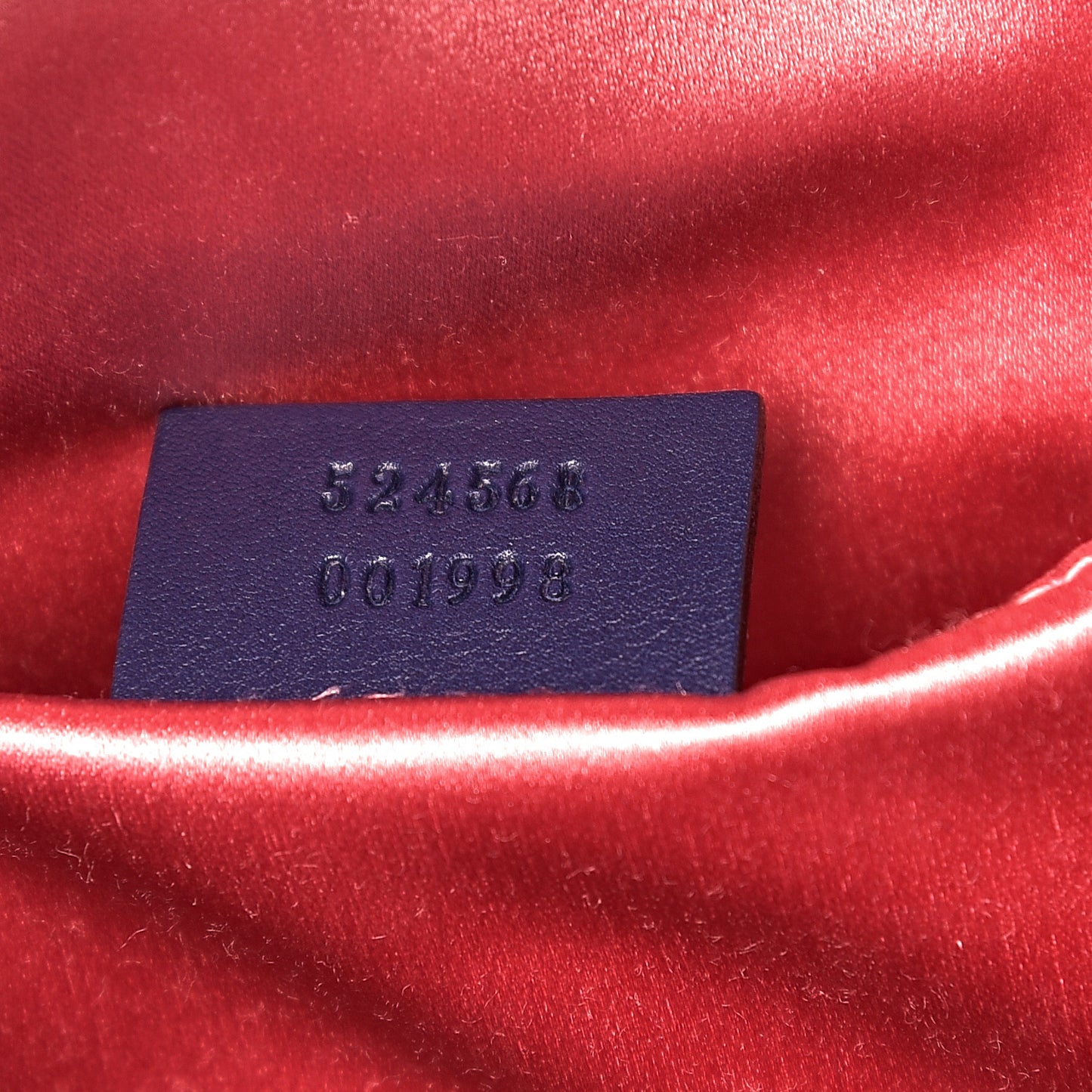 Velvet Matelasse GG Marmont Dome Backpack Cobalt Blue