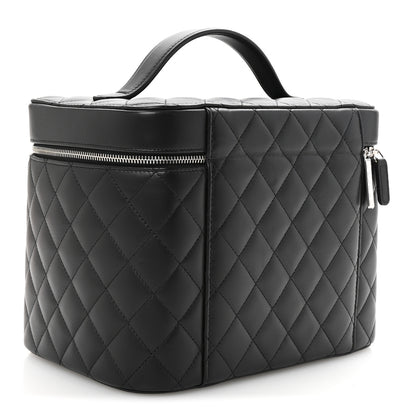 Chanel Lambskin Quilted Large Vanity Pouch Black 6 of 14