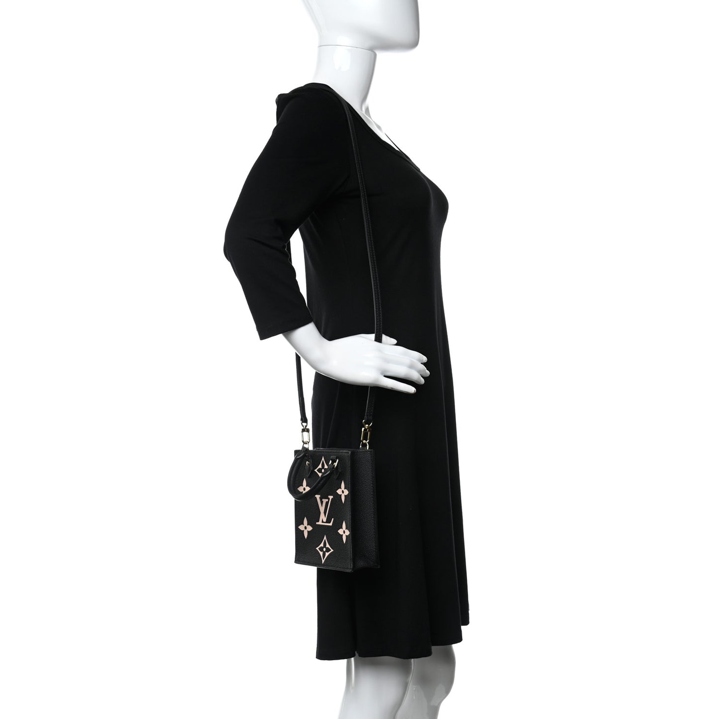 Empreinte Monogram Giant Petit Sac Plat Black Beige