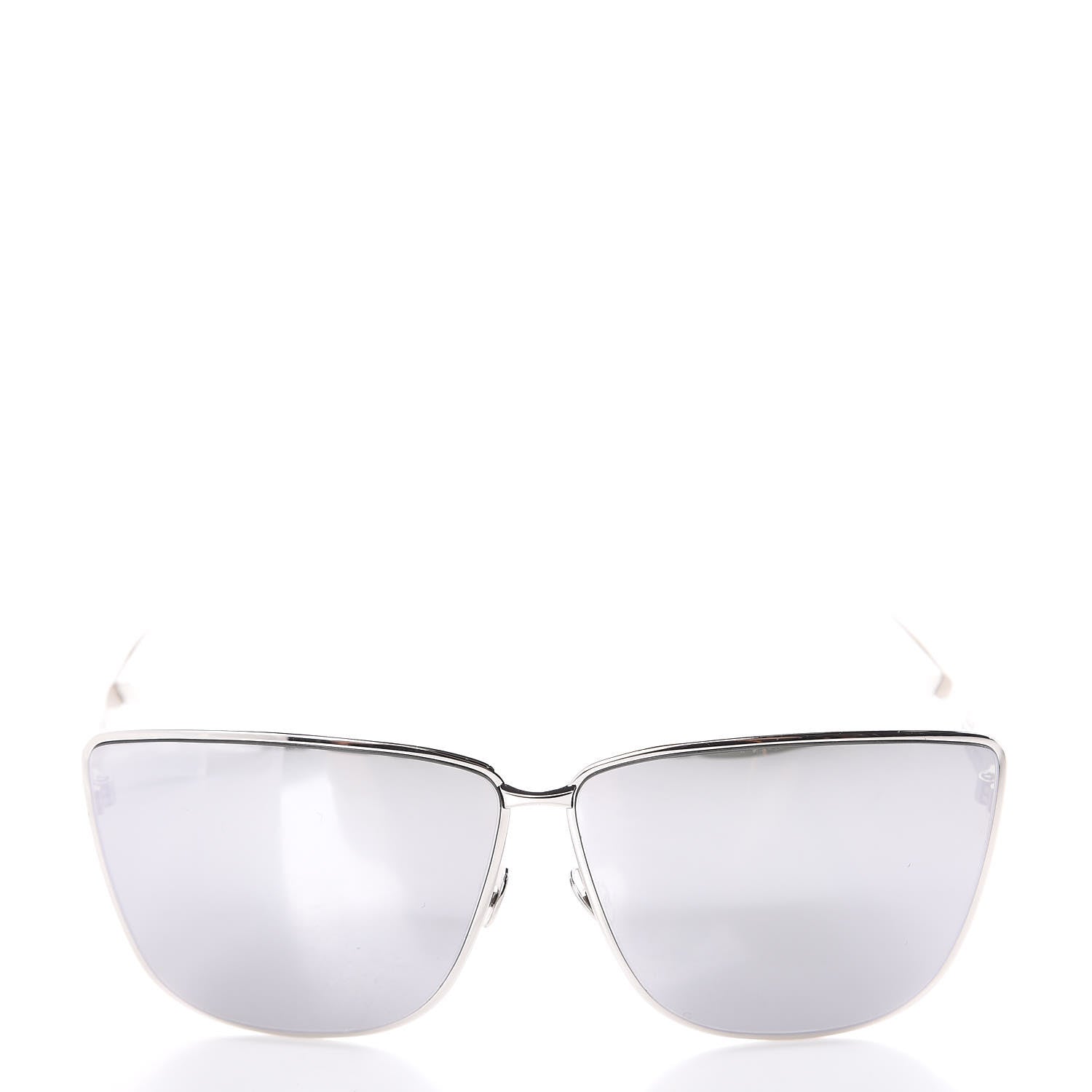 Christian Dior Metal Mirrored Futurist Sunglasses Silver 3 of 9