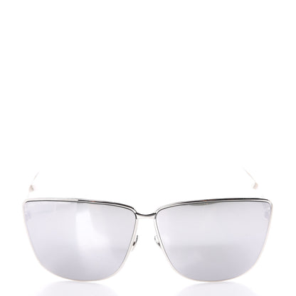 Christian Dior Metal Mirrored Futurist Sunglasses Silver 3 of 9