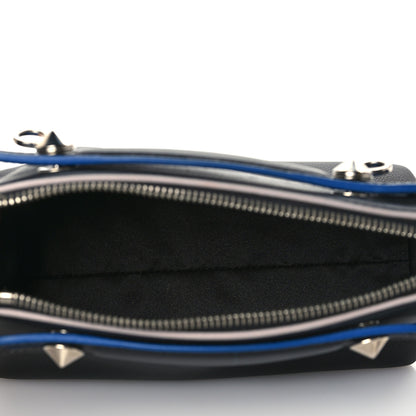 Fendi Vitello Dolce Crystal Croc Tail Mini By The Way Boston Bag Black Multicolor 5 of 10