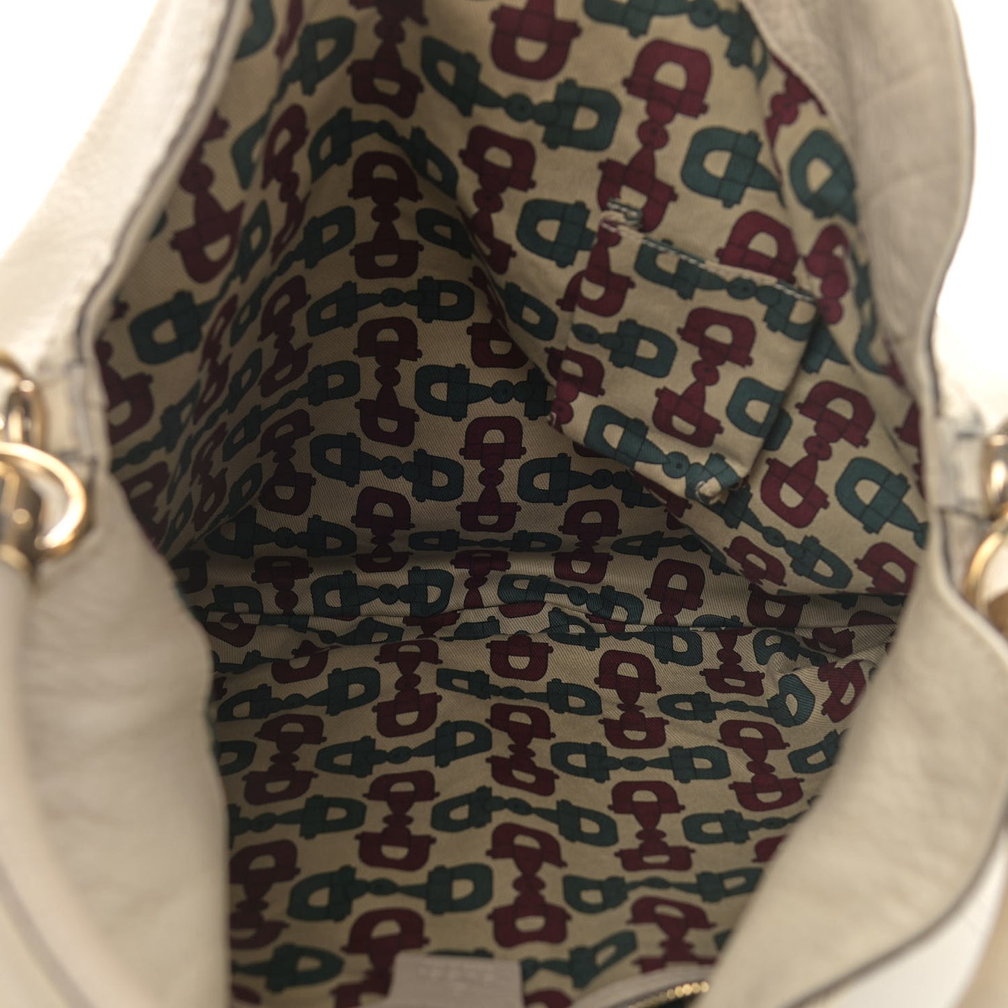 Calfskin Large Indy Top Handle Hobo Off White